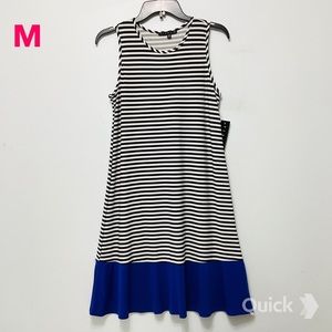 M - NWT Tiana B. Striped A-Line Dress